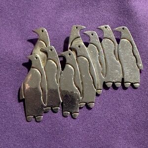 Vintage Taxco Sterling Silver Penguin Brooch